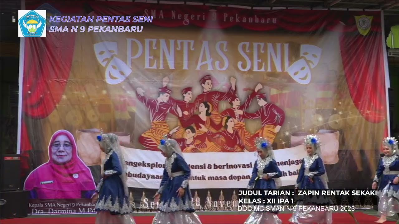TARIAN ZAPIN RENTAK SEKAKI  (PENSI SMA N 9 PEKANBARU)
