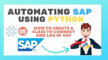 05  -  How to create  a class to connect and log in SAP