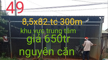 bán nhà 8,5x82.tc 300m.nằm trung tâm đắc địa tiện kinh doanh buôn bán.(đã cọc)