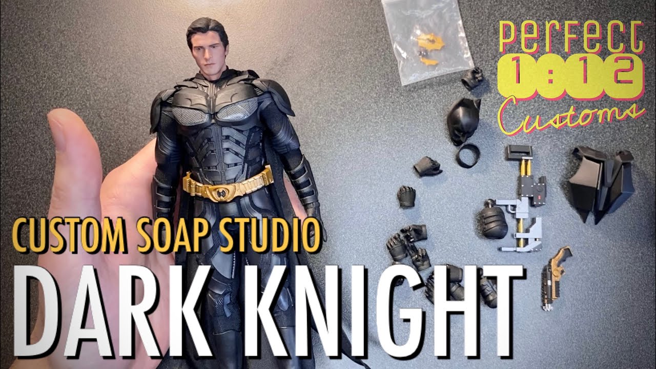 The Perfect 1:12 DARK KNIGHT Batman  Custom Soap Studio Action Figure 