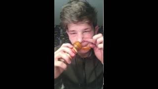 Snorting chilli powder