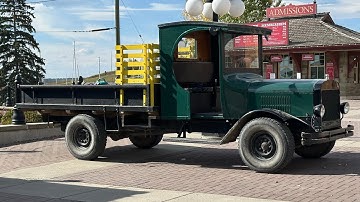 Old twenty looking truck based on a late 70’s truck chassis 