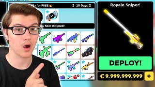 Buying The New Royale Pack For 4,099 Its Cool Roblox Big Paintball