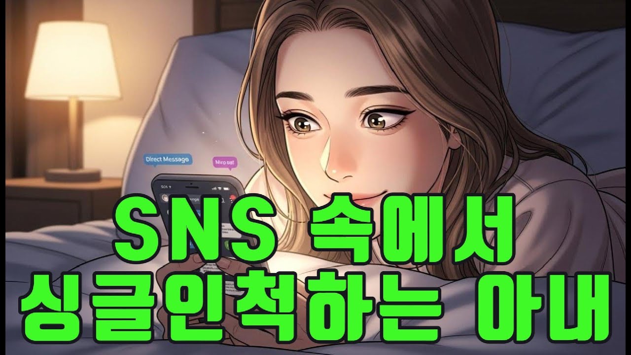 SNS 속에서 싱글인 척하는 아내#사연극장 #부부사연 #결혼생활 #아내의비밀#SNS속마음 #심글인척 #부부갈등 #결혼이야기#현실부부 #부부문제 #남편시점