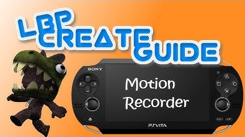 Vita Motion Recorder (LBPVita)