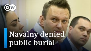 Kremlin gives Navalny's mother ultimatum for secret burial | DW News