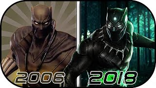 EVOLUTION of Black Panther in Games (2006-2018) black panther history  avengers marvel