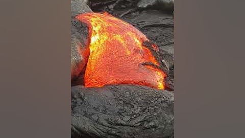 Lava flow, Hawaii