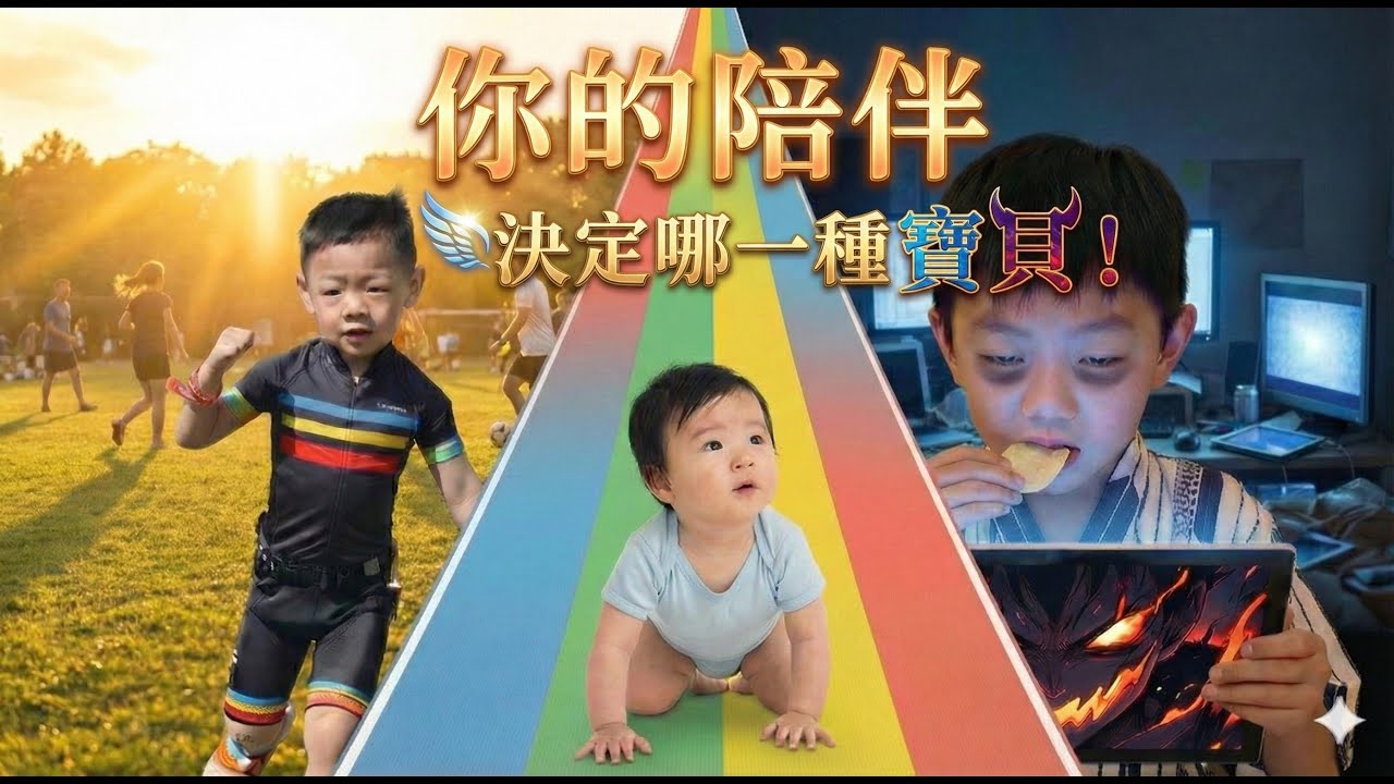 你的陪伴決定哪一種寶貝！拯救 3C 成癮的孩子｜小小運動員和菜逼爸教練起源