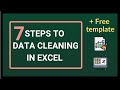 Excel Data Cleaning for Beginners | 7 Steps | Free Template | Pivot Table Bonus