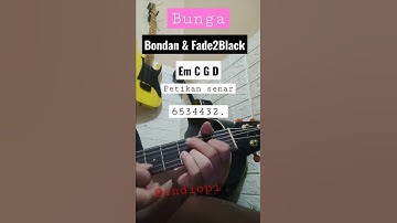 Bunga - Bondan & Fade2Black Tutorial Gitar #shorts
