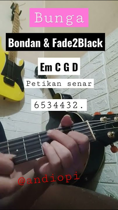 Bunga - Bondan & Fade2Black Tutorial Gitar #shorts