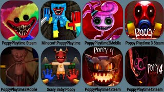 Poppy Playtime Minecraft, Poppy 4Steam, Poppy3 Mobile+Steam, Scary Baby Poppy, Poppy Mod All DogDay