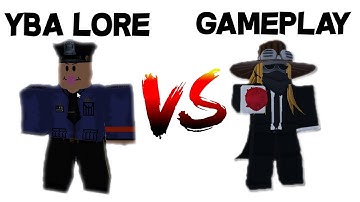 YBA Gameplay VS. YBA Lore