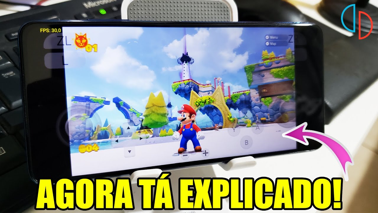 Finalmente SAIU APP DE JOGOS DE NINTENDO SWITCH para ANDROID 