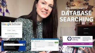 Database searching UK | Third Year Nursing Student