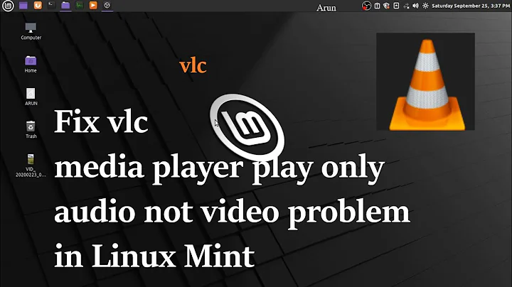 Fix VLC media player not play video only plays audio of the video file  in Linux Mint | Simple