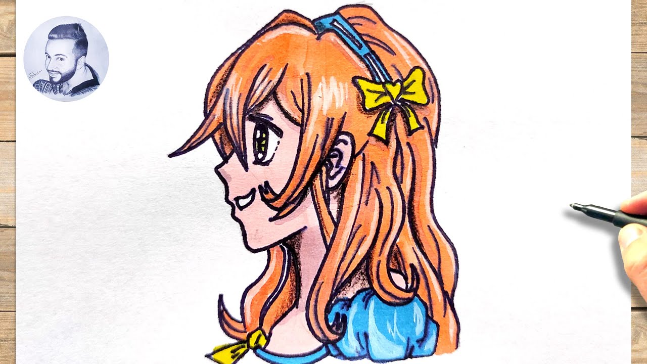 Comment dessiner un personnage de manga de profil facilement - YouTube