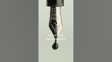 Tutorial of how to refill your Montblanc Writing Instrument🖋️🖤 Enjoy ✨
