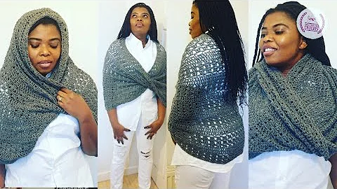 CROCHET MOBIUS WRAP SHAWL COWL all in one ||| handsthatrockcrochet 💜