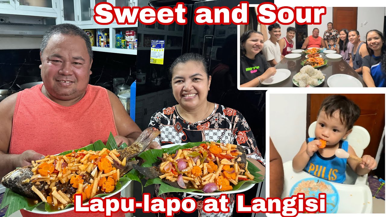 Sweet and Sour na Lapu-lapo at Langisi