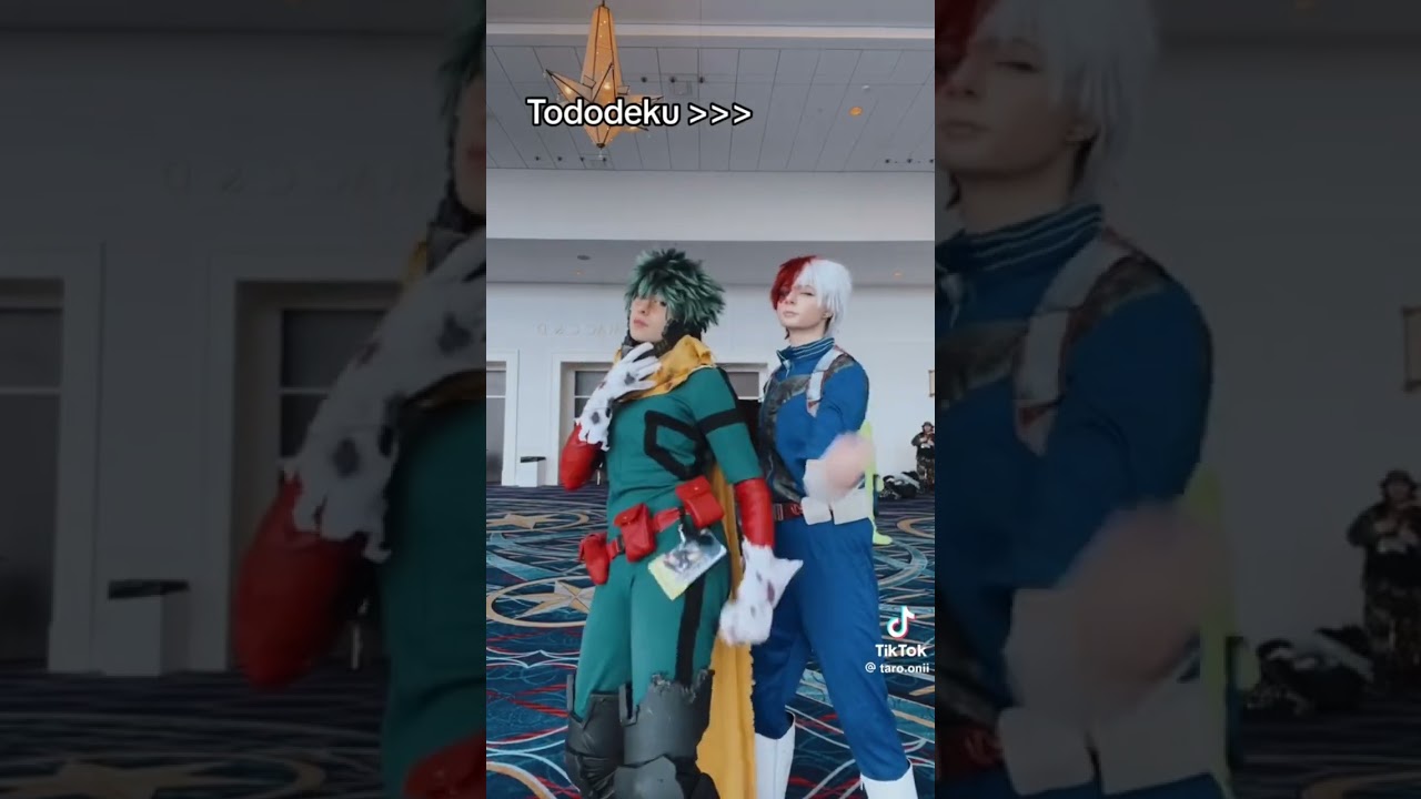 MHA cosplay Todoroki Deku Tododeku cosplay TikTok 