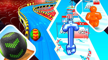 ✔️🔔 Going Balls vs Tall Man Run Android iOS New Update Gameplay Walkthrough 4K Ep 23