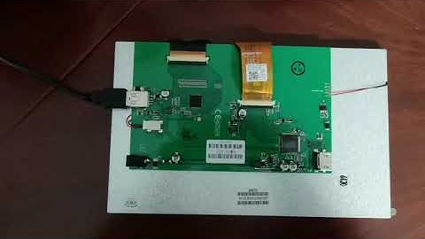 HDW101 001L  10.1inch HDMI LCD with Capacitive Touch Screen 1024*600, 6-36V wide Input Voltage.