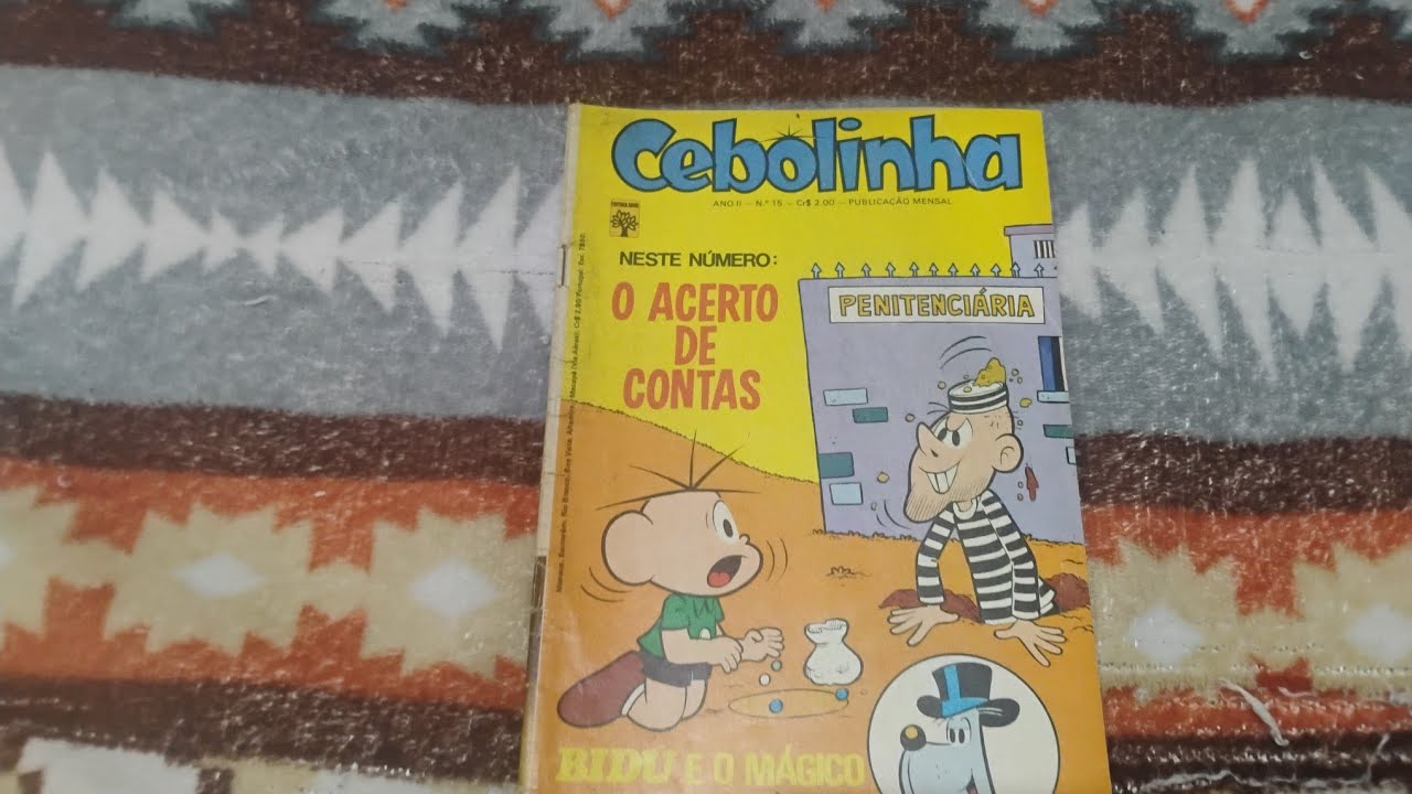 🧅 Cebolinha N° 15 - Editora Abril 🌳 03/1974 