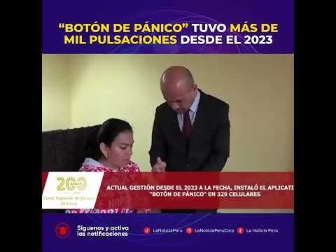 “Botón de Pánico” tuvo más de mil pulsaciones desde el 2023