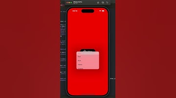 UIMenu (UIMenuElement) #shorts #ytshorts #iphone #coding #crazycodewithandy #development #swift #ios