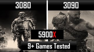 Ryzen 5900x Testing Games With Nvidia 3080 U0026 3090 In 1440p 4k  15 Latest Pc Games Tested