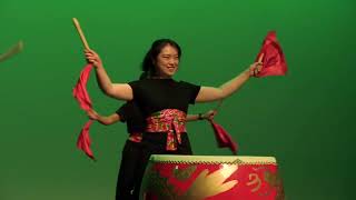 Hua Mu Lan Drum Team Performing at Patricia Reser Center for the Arts