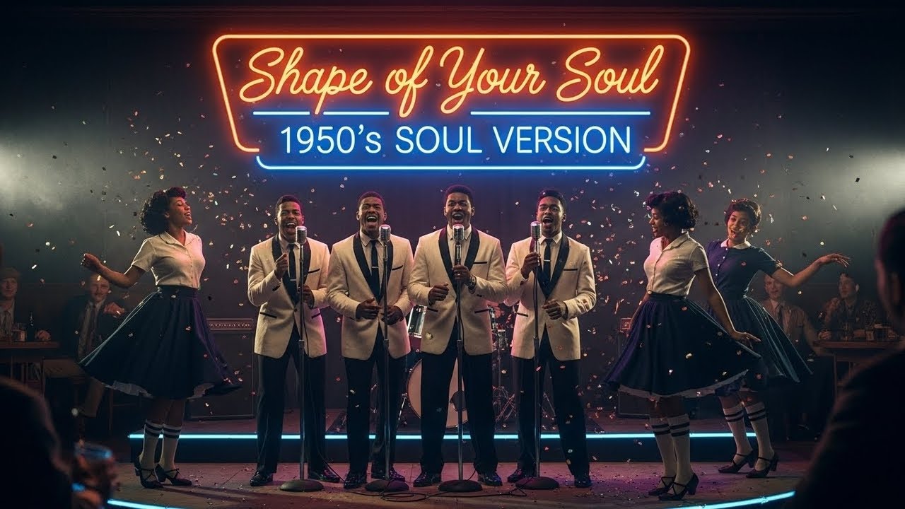 Shape of Your Soul 💖 | 1950’s Soul Version | Vintage Late-Night Blues