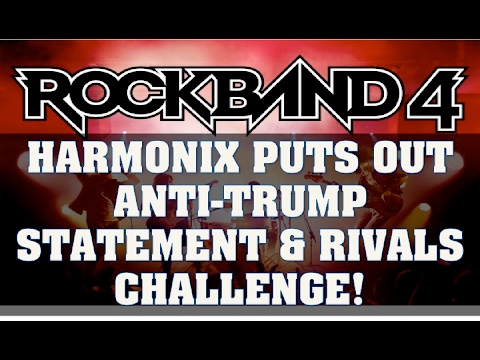 Rock Band 4 News: Europe Gets Online Play! Weekly Rivals Challenge & Harmonix Anti Trump Statement