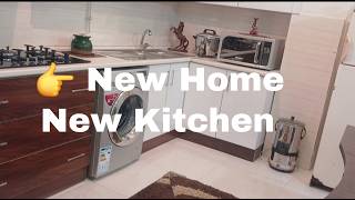 New Home Kitchen Setup | Moving Vlog😍🏠