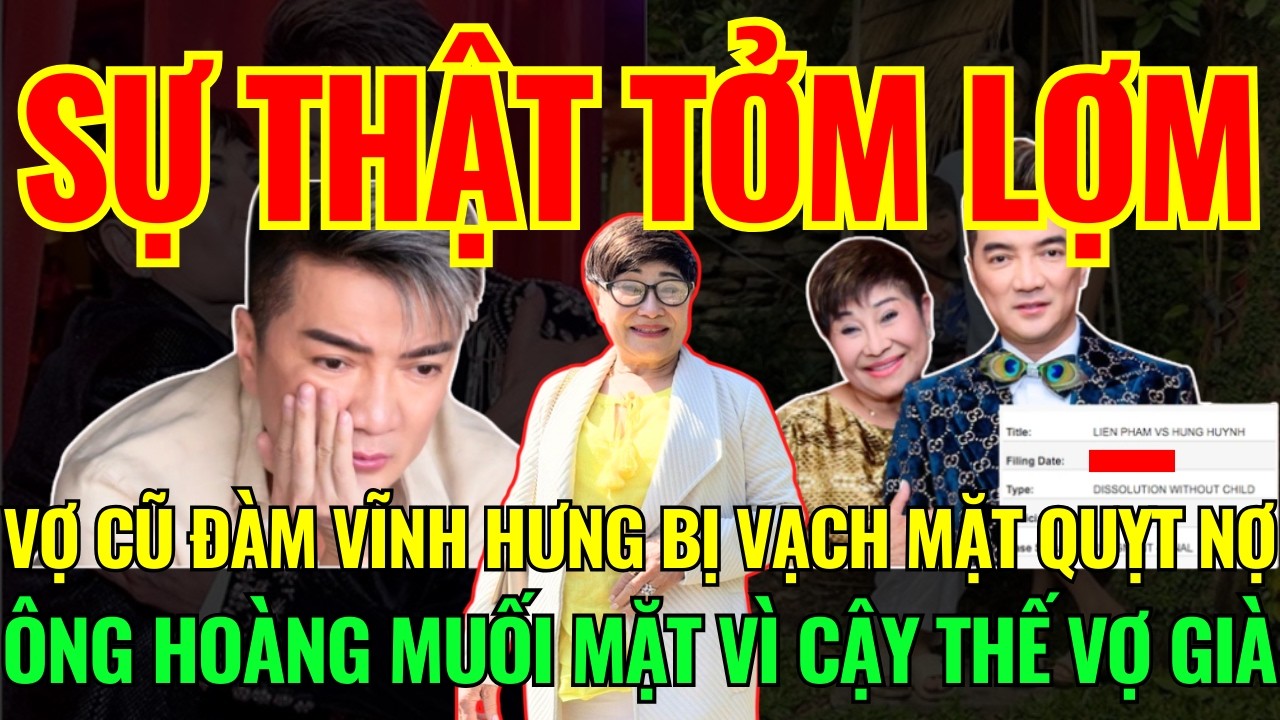 Vợ cũ Đàm Vĩnh Hưng bị tố quỵt tiền: Hào quang giả tạo hay cú 