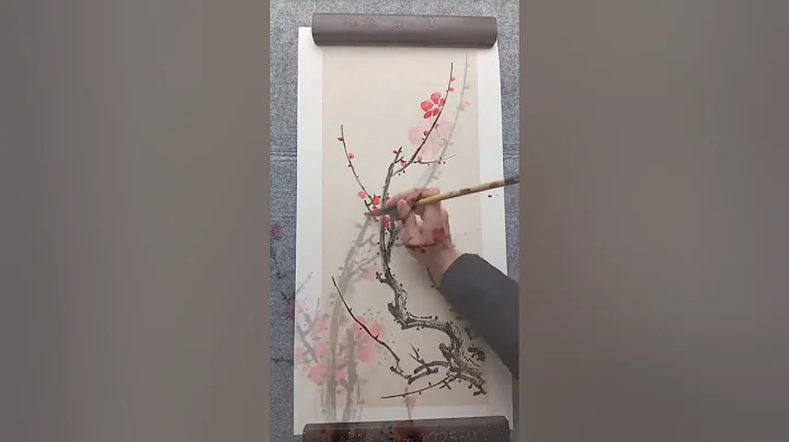 Plum Blossom- Traditional Chinese Painting #shorts - DayDayNews