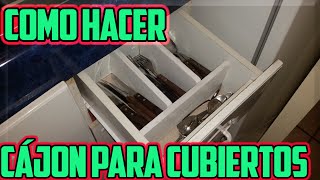 Cubierteros para cajón