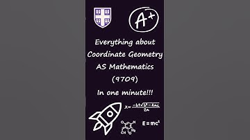 Everything about Coordinate Geometry | AS Mathematics(9709) | Revision