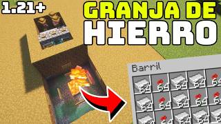 Como HACER una GRANJA de HIERRO en MINECRAFT 1.21-1.21.11+ JAVA Facil ✅ / Minecraft Java