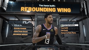 Best Rebounding Wing Build on NBA 2K20! Best Lockdown Defender Build on NBA 2K20!