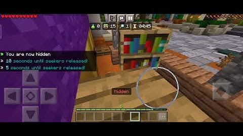 Playing hide and seek in hive server #minecraft #video #gaming