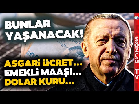 Emekli Maaşı, Asgari Ücret Zammı, Dolar Kuru... Uzman İsim Yaşanacakları Tek Tek Anlattı