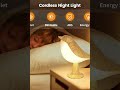 2Pack Small Cute Bird Table Lamp | Touch Dimmable Cordless Night Light for Bedroom & Desk #homedecor