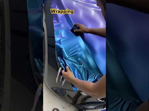 Purple blue wrapping