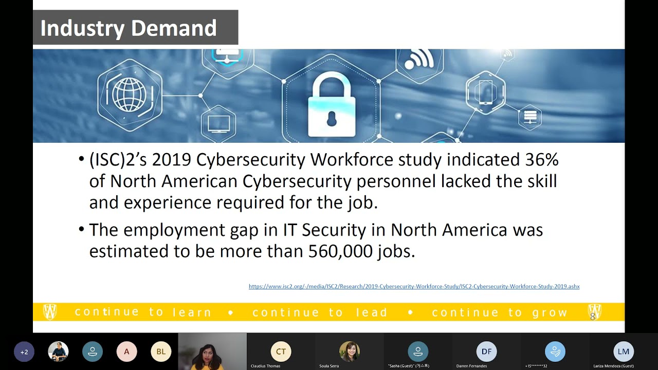 Continuing Education Cybersecurity Information Session with Ikjot Saini