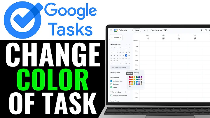 How to Change Color of Google Tasks 2025 (EASILY)