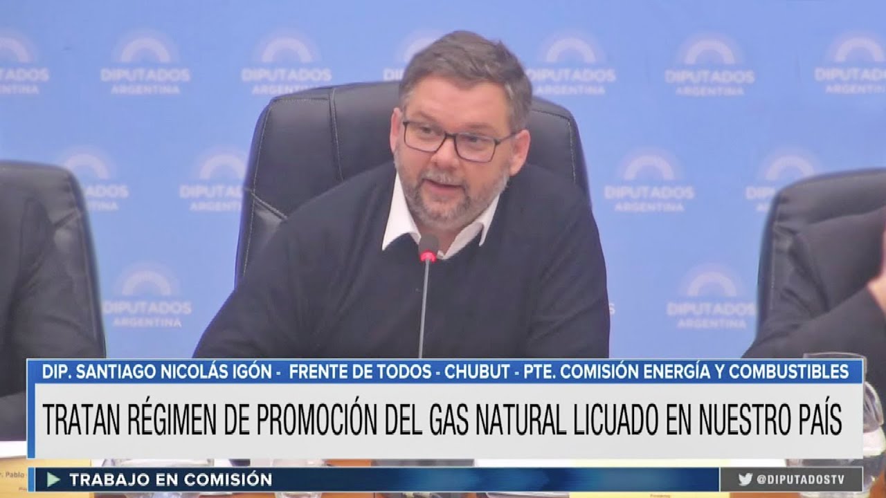 Agenda en diputados: Trabaja en ley promoción gas natural licuado
