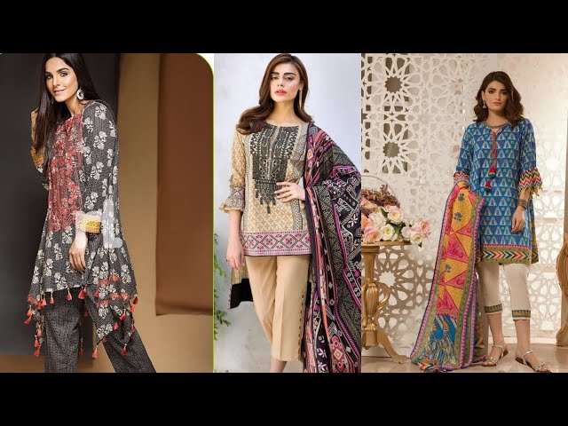 Latest Pakistani casual dresses || Nimra Zamir Channel class=